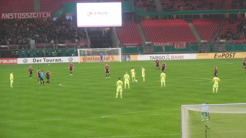 1. FC Nürnberg - Fortuna Düsseldorf, 27.10.2015 - 2. Runde DFB-Pokal - 1. FC Nürnberg - Fortuna Düsseldorf 5:1 vor 19.235 Zuschauern.