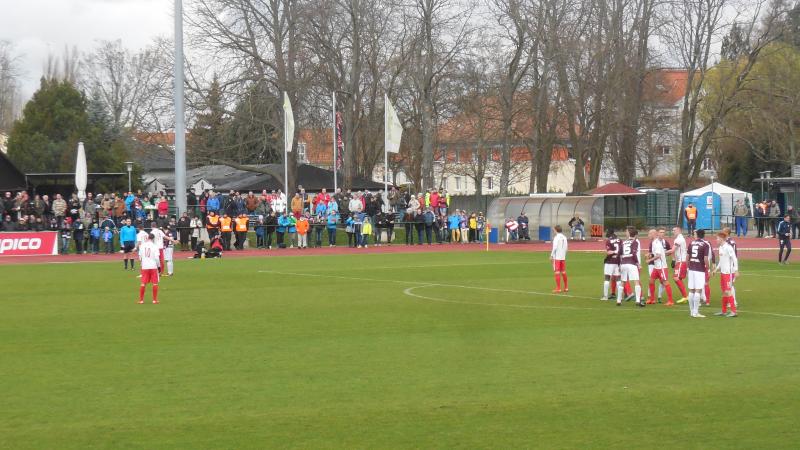 RB Leipzig II - BFC Dynamo, 22.11.2015 - 15. Spieltag Regionalliga Nordost - RB Leipzig II - BFC Dynamo 1:2 vor 1.726 Zuschauern im Stadion am Bad in Markranstädt.