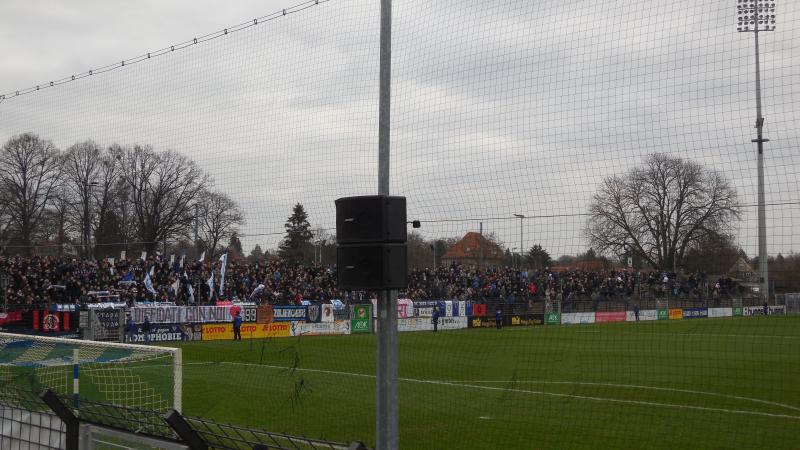 SV Babelsberg 03 - BFC Dynamo, 06.12.2015 - 17. Spieltag Regionalliga Nordost - SV Babelsberg 03 - BFC Dynamo 0:0 vor 3.365 Zuschauern im Karl-Liebknecht-Stadion.