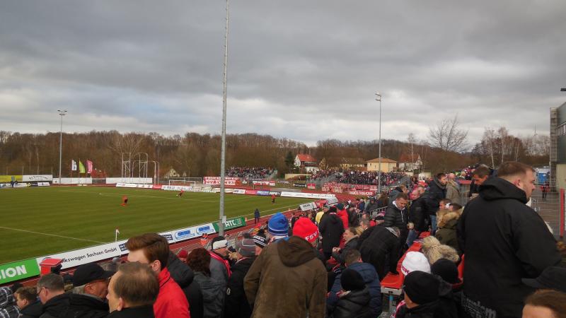 FSV Zwickau - BFC Dynamo, 13.12.2015 - 18. Spieltag - Regionalliga Nordost - FSV Zwickau - BFC Dynamo 3:2 vor 1.757 Zuschauern auf der Sportanlage Sojus 31.