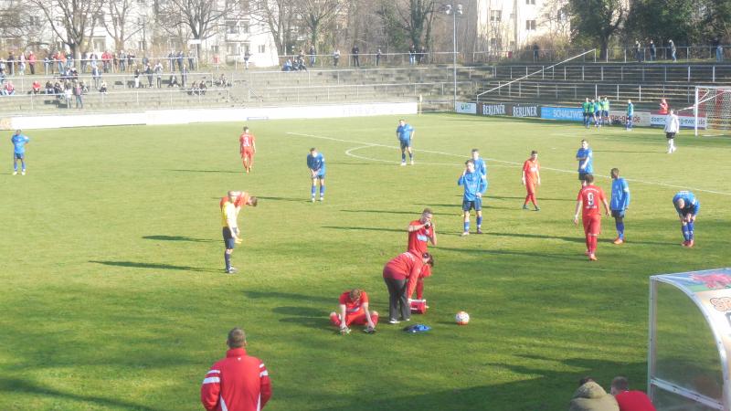 Lichtenberg 47 - TuS Makkabi, 26.03.2016 - Berliner Pokal Halbfinale - Lichtenberg 47 - TuS Makkabi 2:1 vor 739 Zuschauern im Hans-Zoschke-Stadion., Vereine: Lichtenberg 47, TuS Makkabi