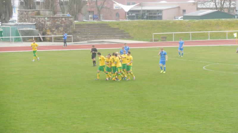 FC Eisenach - FC Einheit Rudolstadt, 03.04.2016 - 21. Spieltag Oberliga Nordost Süd - FC Eisenach - FC Einheit Rudolstadt 0:2 vor 156 Zuschauern im Wartburg-Stadion., Vereine: FC Einheit Rudolstadt, FC Eisenach