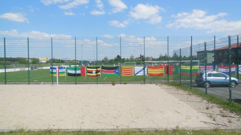 FC International Leipzig - SG Union Sandersdorf, 07.05.2016 - 25. Spieltag - Oberliga Nordost Süd - FC International Leipzig - SG Union Sandersdorf 1:0 vor 75 zahlenden Zuschauern im Sportpark Tresenwald., Vereine: SG Union Sandersdorf, FC International Leipzig