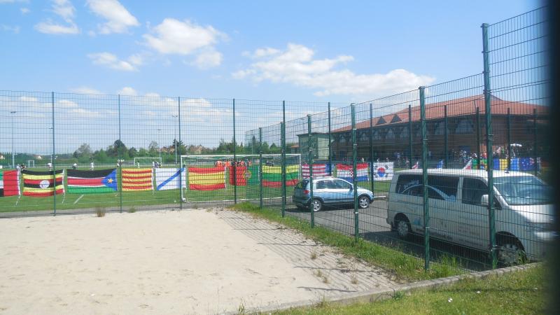 FC International Leipzig - SG Union Sandersdorf, 07.05.2016 - 25. Spieltag - Oberliga Nordost Süd - FC International Leipzig - SG Union Sandersdorf 1:0 vor 75 zahlenden Zuschauern im Sportpark Tresenwald., Vereine: SG Union Sandersdorf, FC International Leipzig
